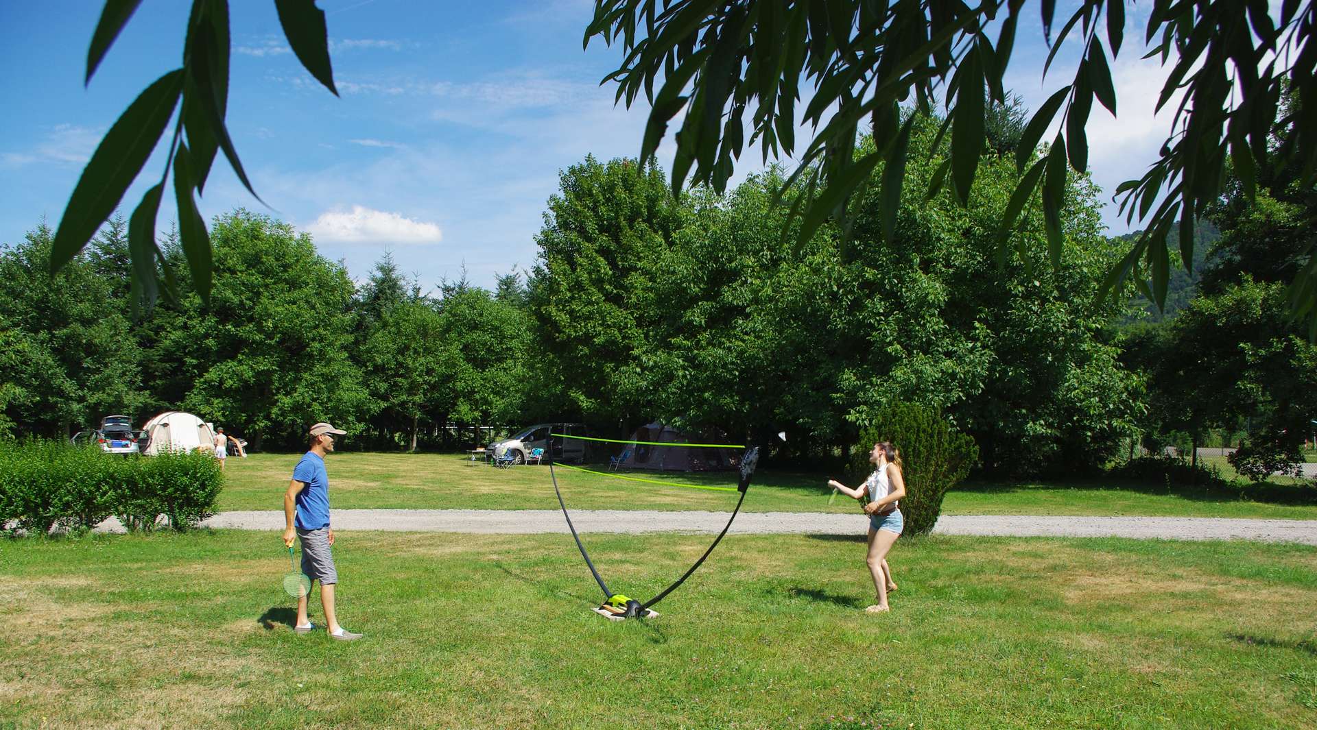 Jeu de Badminton Camping du Moulin